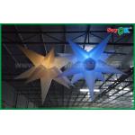Christmas Hanging Decoration Inflatable Led Star Light For Ceiling Decorative for sale