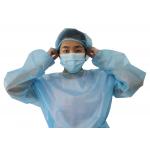 Tie-Back Disposable Gowns Ppe Long Sleeve MDR CAT I Disposable Gown For Hospital for sale