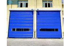 China 220V 0.8m/S Roller Shutter Doors With Transparent Window supplier