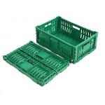 Vented Foldable Fruit And Vegetable Plastic Crates Loading Capacity 20kg
