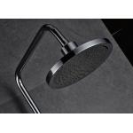 ROVATE Chrome Polished Rainfall Shower Set Double Handle Design Wall Mounted