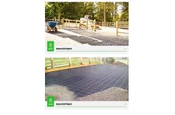 China Customized Gravel Driveway Ground Reinforcement Grass Grid with Modern Style Design supplier