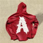 Cut Edge Vintage Oversized Cropped Hoodie Custom Applique Embroidered Patches Logo for sale