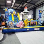 Commercial Sea Theme Playground Inflatable Combo Game bouce slide climbing