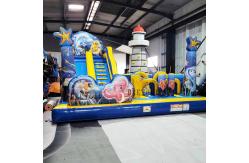 China Commercial Sea Theme Playground Inflatable Combo Game bouce slide climbing supplier