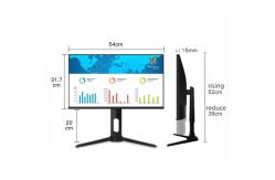 China Rotating Screen 1080p 24 Inch 2k 144hz Monitor / Frameless Gaming Monitor supplier