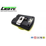 IP68 18000LUX 6800mAh Rechargeable Mining Cap Lamps high illuminous, wire and wireless available