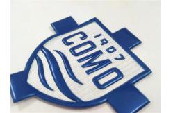 China Custom Printed Embossed Logo Labels Soft TPU Patches For Sportswear supplier