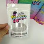 Food Weed Plastic Pouches Packaging Custom Printed Stand Up Pink Runts Bags Heat Seal for sale