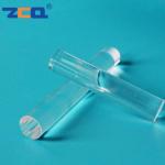 Circular Quartz Glass Rod OD 3.45mm End Fire Polishing for optical communications for sale