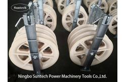 China 660X110mm Pilot Wire Bundled Conductor Stringing Blocks For Transmission Line supplier