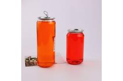 China 700ml 330ml Pet Plastic Beverage Can For Bubble Tea Logo Customized supplier