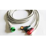 Hwatime 6pin AHA 3.5m TPU ECG Cable Snap For Monitor for sale
