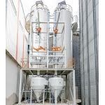 Dia 10m Material Silo With Manhole Steel Flour Silo For Bakery for sale