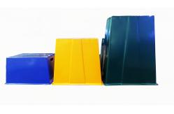 China Polyethylene Heavy Duty Industrial Plastic Single Step Stool Safety Non Slip supplier