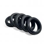 Black Silicone Rubber Grommet With Excellent Chemical Resistance for sale