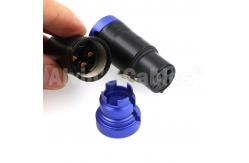 China XLR 3 Pin Female Power Cable Connector For Audio Devices supplier