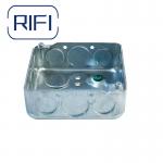 UL Listed Outdoor Electrical Galvanized Metal 4x4 Square Junction Boxes for sale