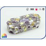 Flower Print Octagon Shaped Hinged Lid Gift Box Magnetic Closure for sale