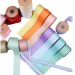 10mm-38mm*50y Polyester Cotton Ribbon Customized Color Cotton Ribbon for sale