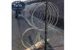 China High Spines Mobile Security Barrier Police Use Anti Rust Security Razor Wire supplier