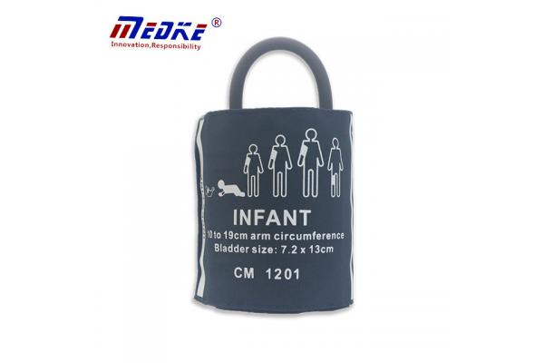 Reusable Infant Single Tube NIBP Cuff Bladder ISO13485 With Bag