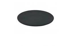 China Matte Black Round Plate Tasteless Melamine Plate Set Dinnerware supplier