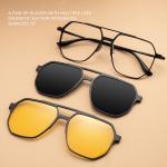 High Quality Pure Titanium Aluminum Magnetic Clip On Glasses for sale