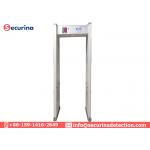 4inch LCD Screen Metal Walk Through Security Detector 6 Zones 200 Sensitivity Level for sale
