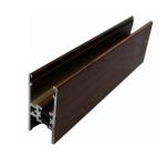 Wood Grain Imitating Finish Aluminium Industrial Profile Alkali And Fire Resisitant for sale