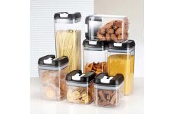 China 7Pcs Plastic Multiple Size Food Airtight Storage Containers With Lids supplier