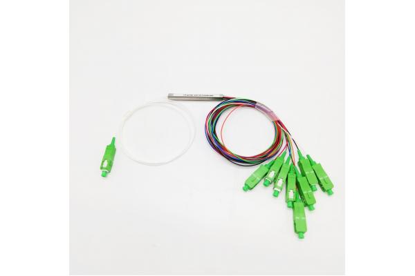 SC APC Uniform Power Splitting Single Mode Fiber Splitter