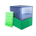 Clear Credit Card Trading Card Sleeve 50 Pages Silk Screen Printing for sale