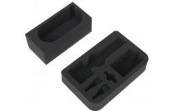 China Cut Out EVA Expanded Polystyrene Sheets 25mm Black Foam Box Inserts supplier