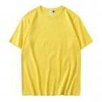 Breathable No Pilling Plain Cotton T Shirts Printed Embroidered Logo for sale