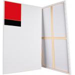 24X36 Blank Pure Or Linen Cotton Large Stretched Canvas With Wood Frame For Oil Painting for sale