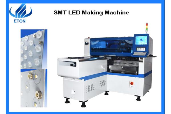 5mm PCB 380AC 4kw LED Lens Mounting Machine with double motor