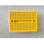 Yellow Mini 170 Point Breadboard With Buckle