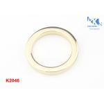 25mm Inner Diameter  O Ring Buckle Light Gold Color For Bags & Clothes for sale