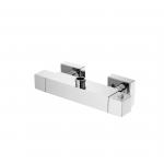 Rust Proof Hotel Square Thermostatic Faucet Shower Thermostatic Taps 2 Handle for sale