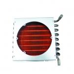 7mm Anodizing Copper  Window Flat Finned Tube Heat Exchanger for sale