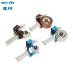 Acrylic Adhesive Packing Tape Cutter Dispenser Blue Solid Plastic For Box for sale