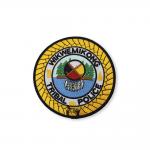 Woven Hooked Clothing Embroidered Patches For Police Department for sale