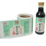 condiment   Label Paper Anti Counterfeit Clear Custom Logo Stickers