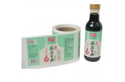 China condiment   Label Paper Anti Counterfeit Clear Custom Logo Stickers supplier