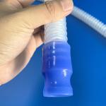 Transparent Reusable Silicone Breathing Circuit For Medical Anesthesia