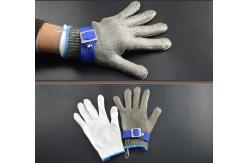 China SS316 Wire  Class 5 Cut Resistant Protective Work Gloves Polyethylene Fibers supplier