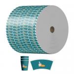 Customizable Logo Paper Cup Raw Material 100% Biodegradable Eco Pulp Friendly Waterproof