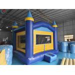Factory OEM/ODM Inflatable Jumping House Blue Square Bouncy House Castle