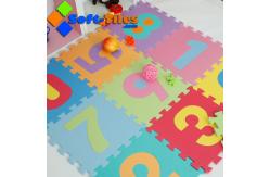 China EN71 3/8 Alphabet And Numbers Foam Mat / Kids Puzzle Floor Mat supplier